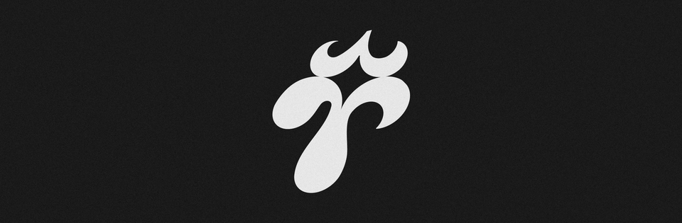 wyat : symbole blanc sur fond noir
